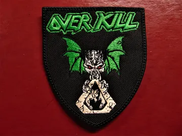 OVERKILL…  Embroidered Patch  (thrash metal)    U.S.A   165*