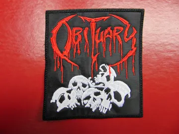 OBITUARY…   Embroidered Patch  (death metal)    U.S.A   090**