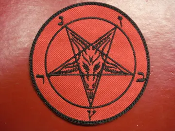 BAPHOMET  Embroidered Patch  (black metal)   B040*