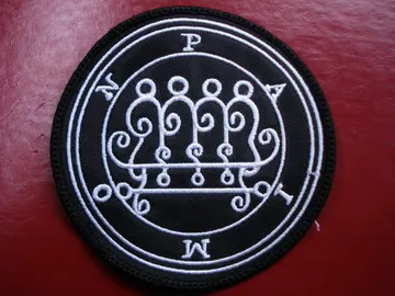 PAIMON…   DEMON SIGIL   Embroidered Patch   (black metal)   D005*