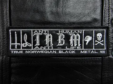 TAAKE…  Embroidered Patch  (black metal)    Norway   3649*