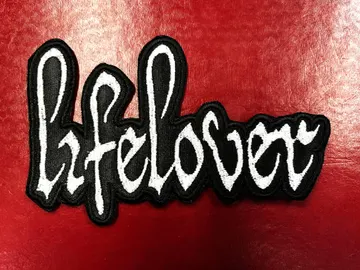 LIFELOVER…  Embroidered Patch  (depressive black)    Sweden   2815