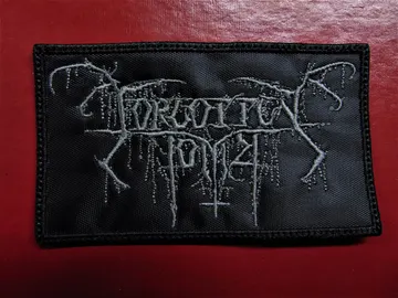 FORGOTTEN TOMB…  Embroidered Patch  (depressive black )    Italy   1333**