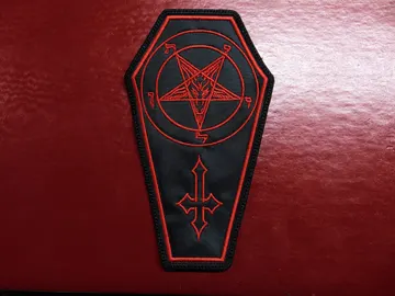 SATANIC BLACK METAL…   Embroidered Patch   1186*