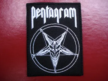 PENTAGRAM…   Embroidered Patch   (doom metal)   U.S.A   1169*