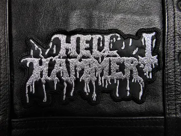 HELLHAMMER…  Embroidered Patch  (black metal)   Switzerland   3639*