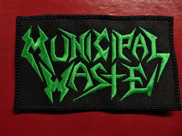 MUNICIPAL WASTE…   Embroidered Patch   (thrash metal)   U.S.A   589*