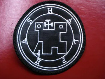 HALPHAS… DEMON SIGIL   Embroidered Patch   (black metal)    D035*