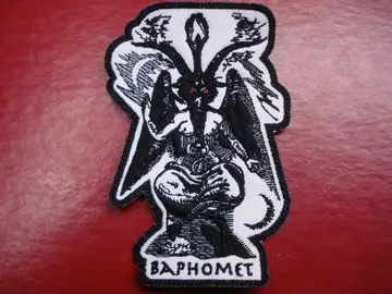 BAPHOMET  Embroidered Patch   (black metal)  B025*