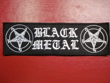 SATANIC BLACK METAL…   Embroidered Patch   1298*
