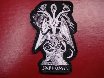 BAPHOMET  Embroidered patch   (black metal)  B006*