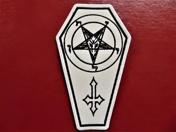 SATANIC BLACK METAL…   Embroidered Patch   1324*