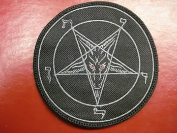 BAPHOMET  Embroidered Patch  (black metal)  B012*