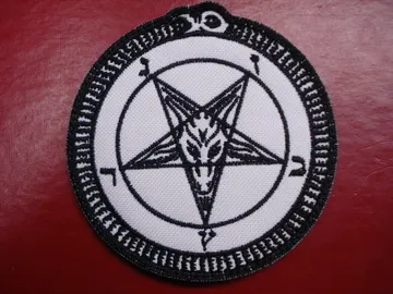 BAPHOMET  Embroidered Patch  (black metal)   B024*