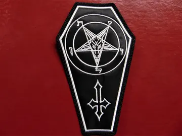 SATANIC BLACK METAL…   Embroidered Patch   (Black Metal)   1322*