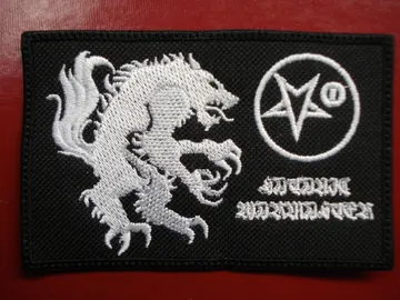 SATANIC WARMASTER…  Embroidered Patch  (black metal)     Finland   108*