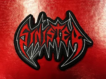 SINISTER…  Embroidered Patch  (black death)    Netherlands   520