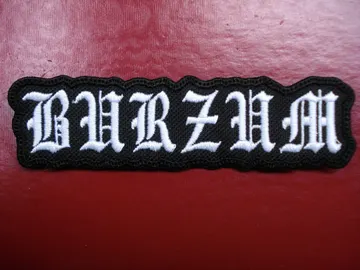 BURZUM…   Embroidered Patch  (black metal)   Norway   1986*