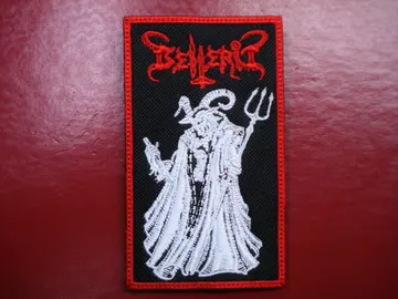 BEHERIT…  Embroidered Patch  (black metal)   Finland   475*