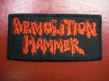 DEMOLITION HAMMER…   Embroidered Patch  (death thrash)    U.S.A   858*