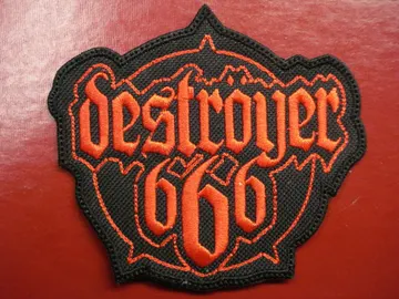 DESTROYER 666…   Embroidered patch   (black thrash)    Australia   1351*