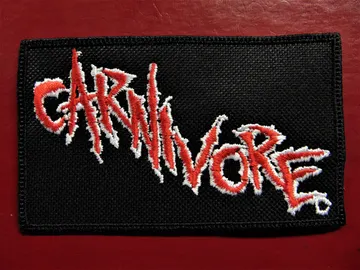 CARNIVORE…  Embroidered Patch  (death metal)    U.S.A   1061*