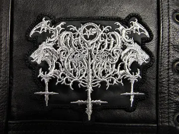 SATANIC WARMASTER…   Embroidered patch  (black metal)   Finland   3603*