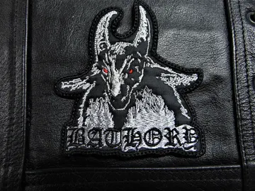 BATHORY…   Embroidered Patch  (black metal)    Sweden   3615*