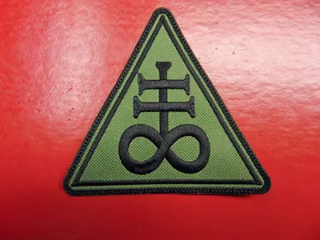 LEVIATHAN CROSS…  Embroidered patch  (black metal)  1079