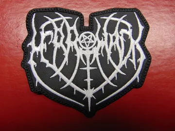 MERRIMACK…  Embroidered Patch  (black metal)   France   1624*