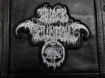 BLACK FUNERAL…  Embroidered patch  ( black metal)   U.S.A    3631*