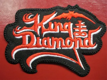 KING DIAMOND…  Embroidered Patch  (heavy metal)   Denmark   1077*