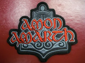 AMON AMARTH…   Embroidered Patch  (viking metal)    Sweden   2059*