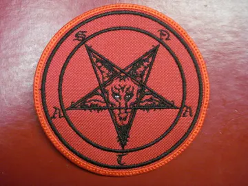 BAPHOMET SATAN   Embroidered patch   (black metal)   B038*
