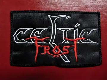 CELTIC FROST…   Embroidered Patch  (black thrash)   Switzerland    3273*
