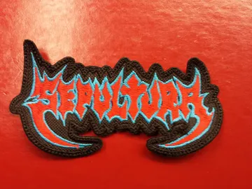 SEPULTURA…   Embroidered Patch   (death thrash)    Brazil   393*