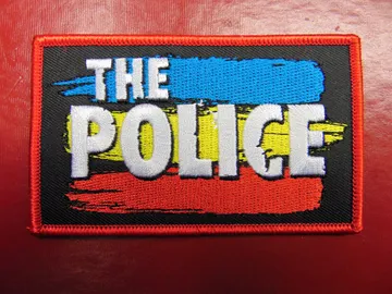 THE POLICE…   Embroidered Patch   (Rock)   U.K   585