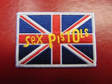 SEX PISTOLS…   Embroidered Patch   (Punk Rock)   U.K   977