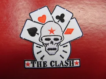 THE CLASH…   Embroidered Patch   (Punk Rock)   U.K   2417