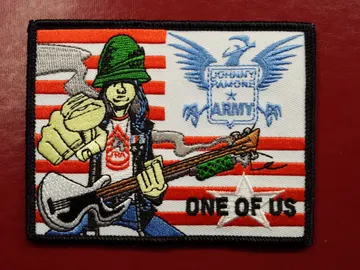 RAMONES…   Embroidered Patch   (Punk Rock)   U.S.A   1798