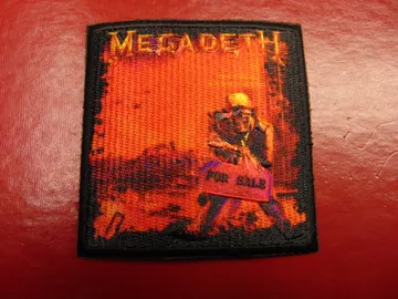 MEGADETH  Iron-On Patch  (thrash metal)  (874)