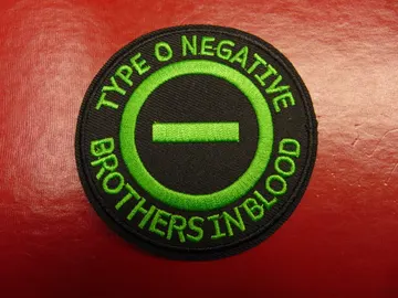 TYPE O NEGATIVE…  Embroidered Patch  (goth metal)    U.S.A   2402