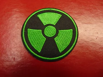NUCLEAR RADIATION…   Embroidered Patch   (thrash metal)   U.S.A   2505