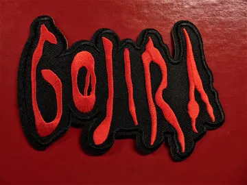 GOJIRA…  Embroidered Patch  (thrash death)    France   1454