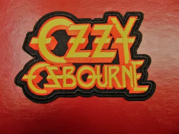 OZZY OSBOURNE…  Embroidered Patch  (heavy metal)   U.K   2512