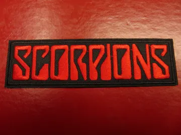 SCORPIONS…   Embroidered Iron-On Patch   (Heavy Metal)   U.S.A   3342