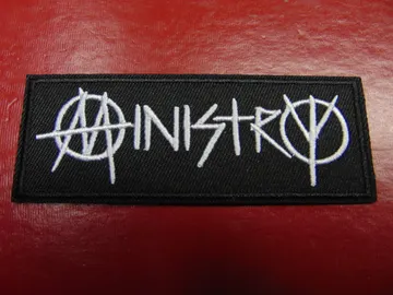 MINISTRY…   Embroidered Patch   (industrial thrash)   U.S.A   3338