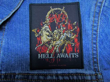 SLAYER…  Official Woven Patch  (thrash metal)    U.S.A   (107)