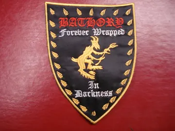 BATHORY  Embroidered Patch  ( black metal)   Sweden   1199