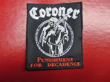 CORONER  Embroidered Patch  (death thrash)   Switzerland   1060